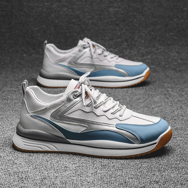 Chaussures décontractées de sport en dentelle respirante confortable pour hommes