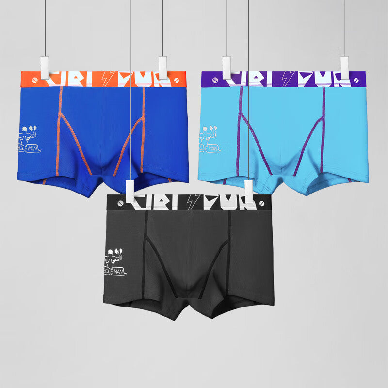 Slips en coton pur homme avec des imprimés tendance