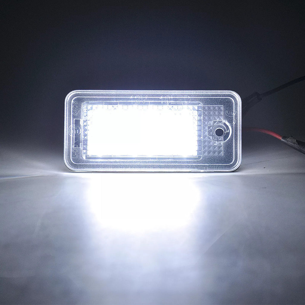 Set de 2 lumières de plaque d'immatriculation LED