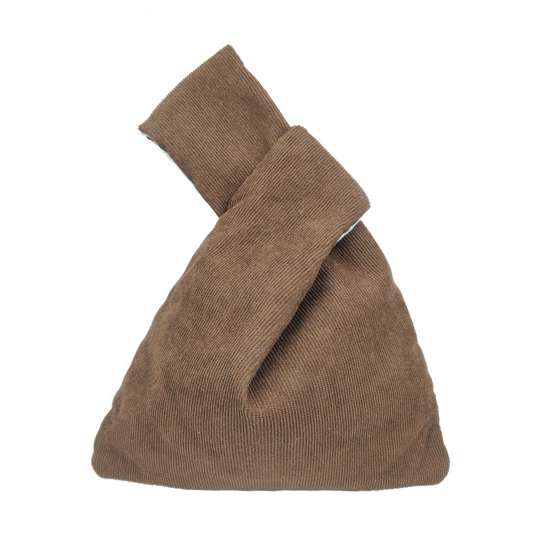 Tissu de style japonais Mini Corduroy Wrist Bag