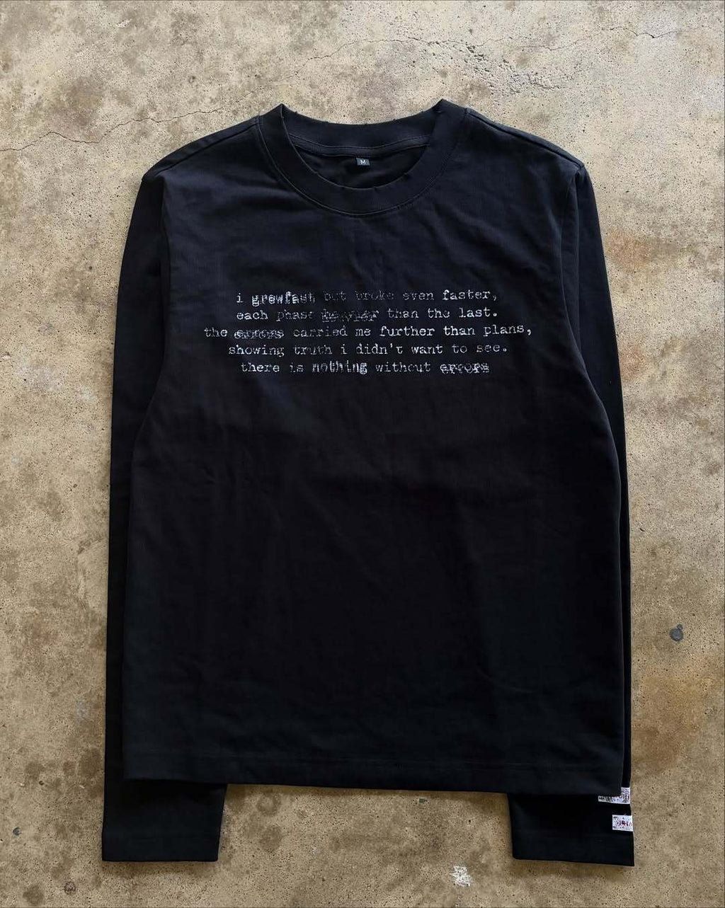 Men's vintage long-sleeve T-shirt