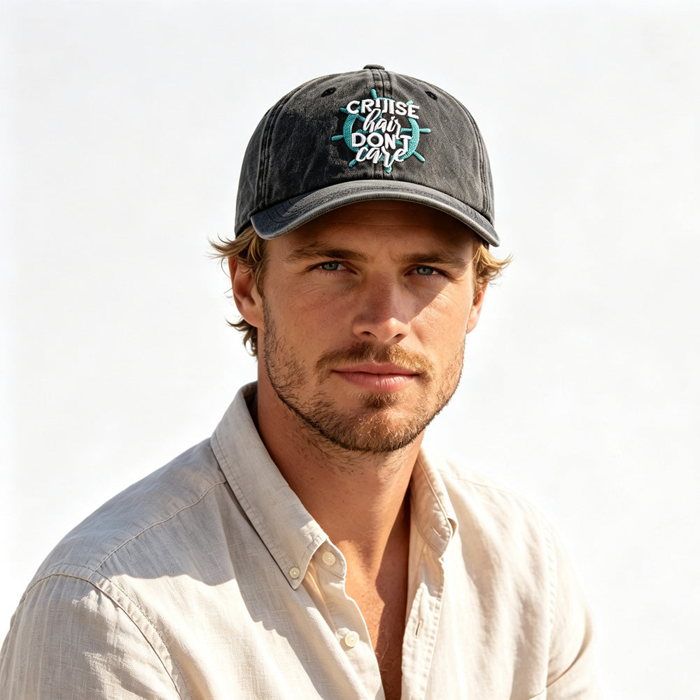 Women's 2pcs Washed Baseball Cap