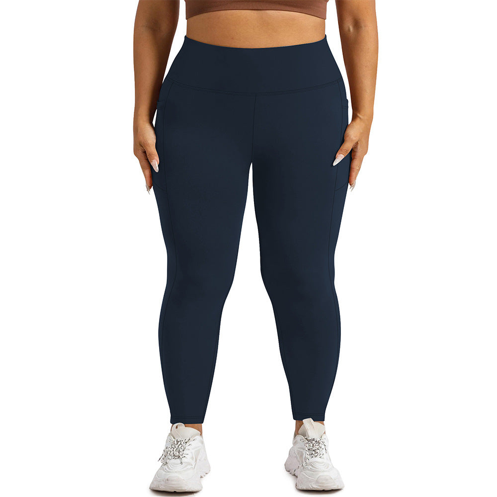 Code Européen Plus Taille Pantalon de Yoga Femmes 300kg Haute Taille Abdomen Européen Et American Sp