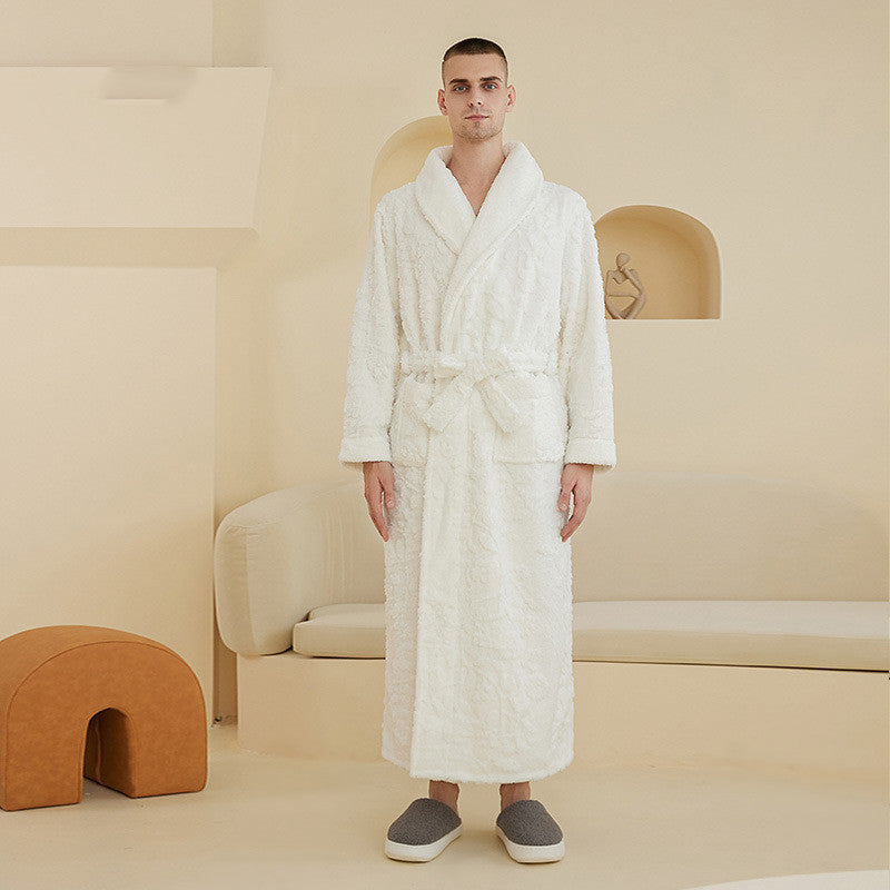 Jaquard Double couche Épaisseur de chemise de nuit en flanelle