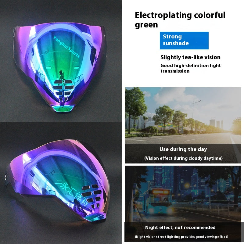 Convient pour Icon Ghost Casque Airflite moto pièces Jour et nuit Universal El
