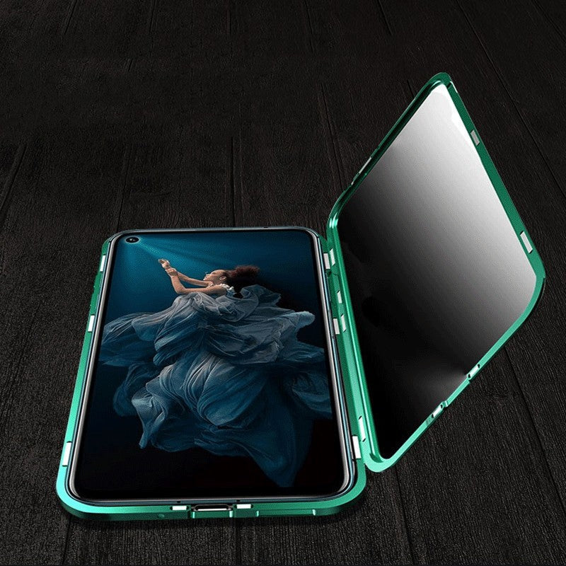 Étanche à l'épreuve des yeux Magnétique King Phone Case Double face en verre