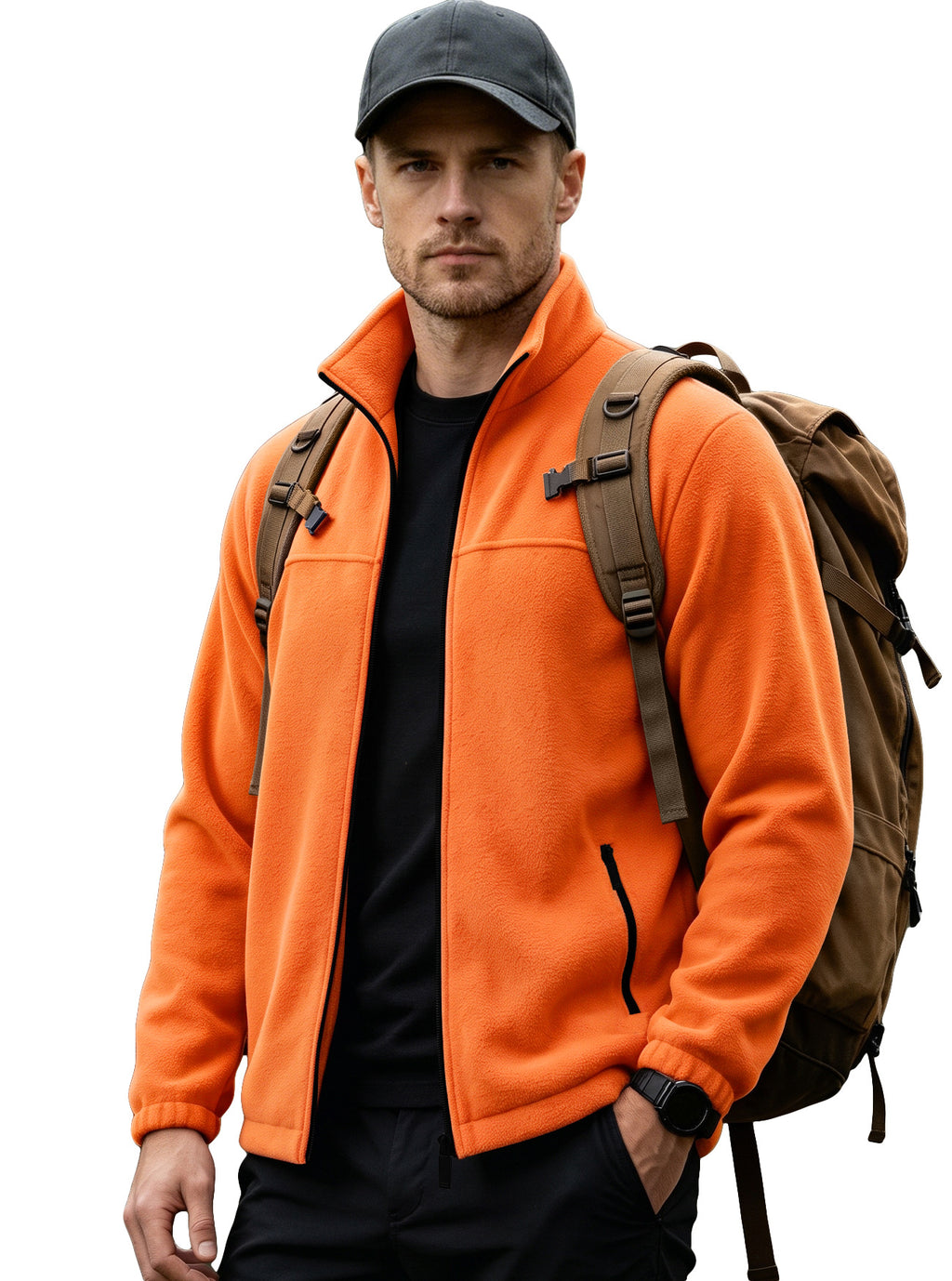 Veste de fermeture éclair pour hommes