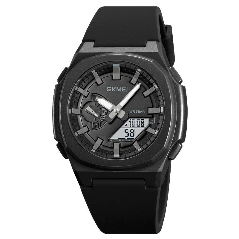 Montre numérique d'alarme chronographe multi-fonctions étanche à quartz pour hommes mode