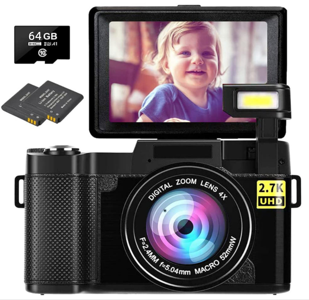 HD 27K avec caméra numérique HD Flip écran R2S