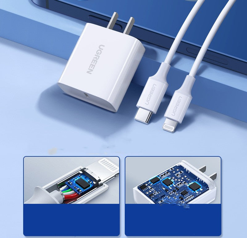 Lien vert IPhone14 Pd tête de charge rapide 20w approprié pour Apple
