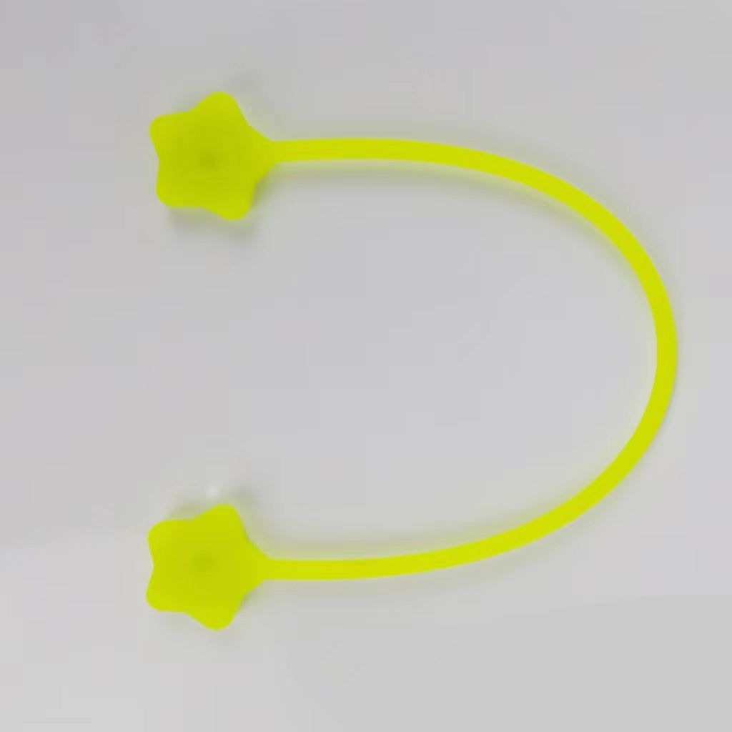 Étoile Magnet Winder Silicone Matériel Téléphone portable Organisateur de fil Magnet Clip