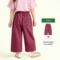 Enfants High-waisted Straight-leg Relaxed-fit Pantalons à jambes larges