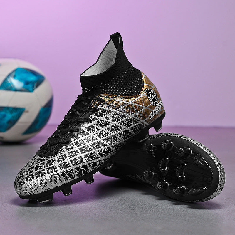 Chaussures de soccer longues et courtes Spikes Adultes Course Chaussures