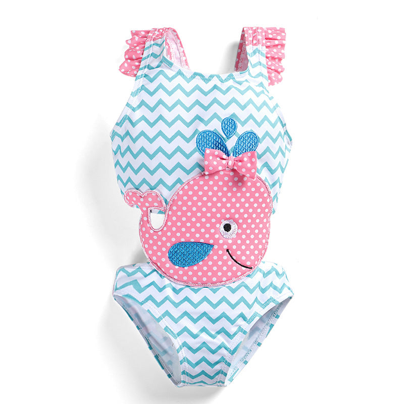 Bébé filles Maillot de bain Pastèque Maillot de bain Natation Plage Baignoire Bikini Mignon Été One-piec