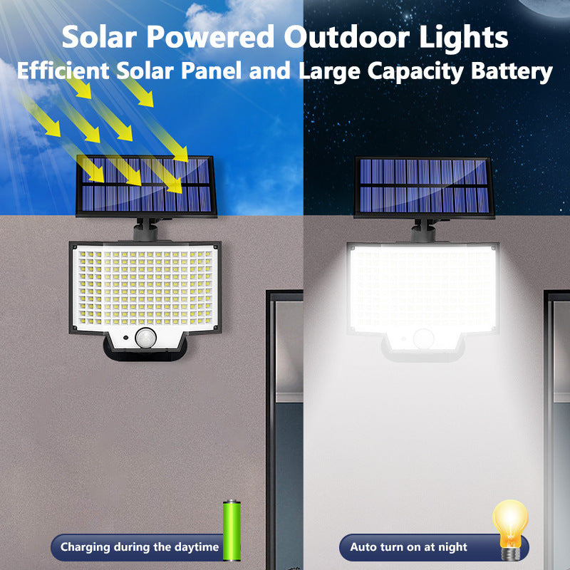 Balcon extérieur Yard Lampe LED Solar Split télécommande