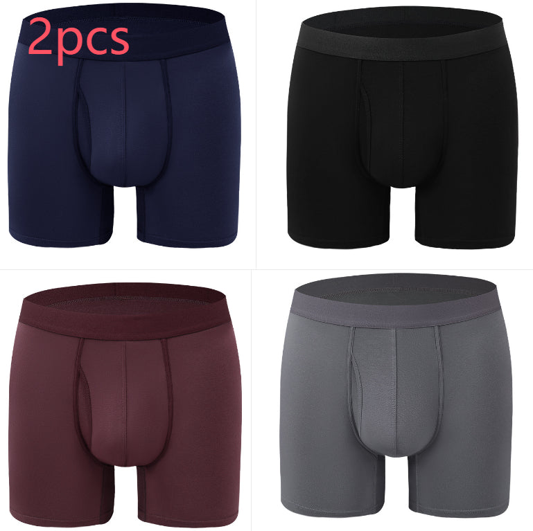 Sous-vêtements Homme prolongé Bamboo Fibre Sports Breathable Mid Waist