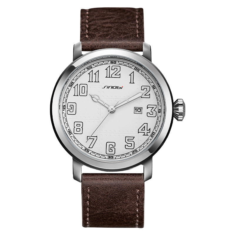 Montre de mode pour hommes Montre de quartz imperméable lumineuse