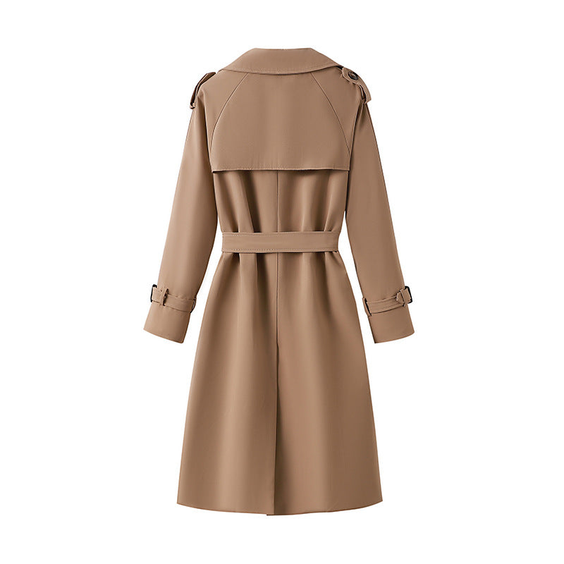 Manteau de taille moyenne sophistiqué pour femmes