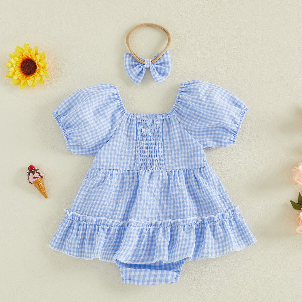 Été Super-cuite Robe de rotule pour bébés filles