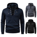 Sweat-shirt à cordes à capuche à capuchon pour homme