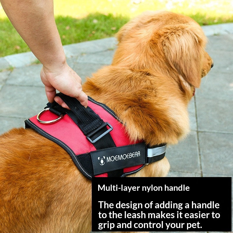 Étanche à l'explosion Traction K9 Pet Harness Oxford Fabric Pet Supplies