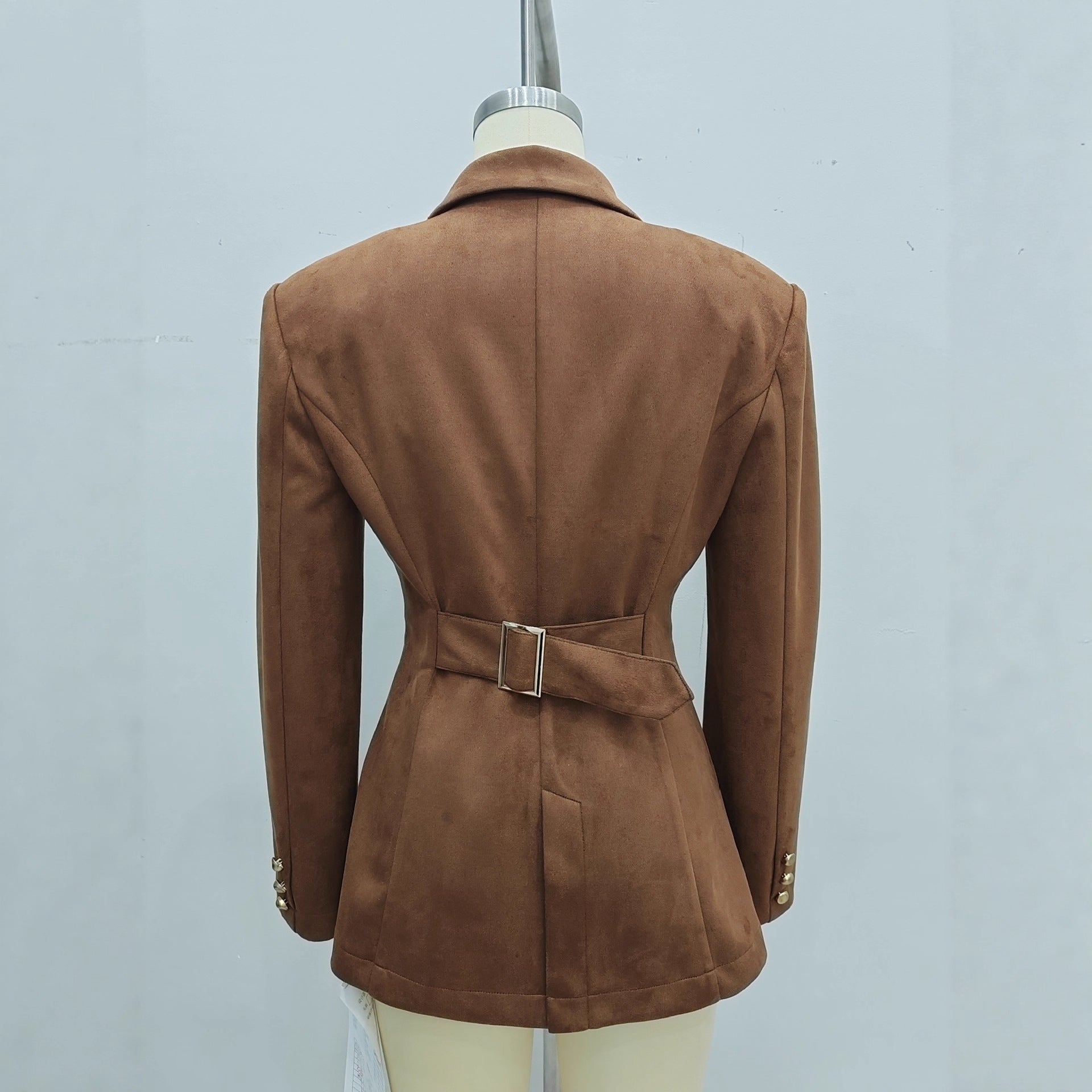 Manteau à manches longues à bouton français