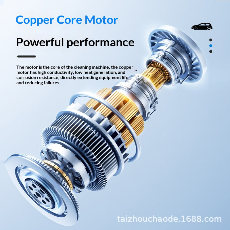 Machine de lavage de voiture commerciale Copper-Motor haute puissance