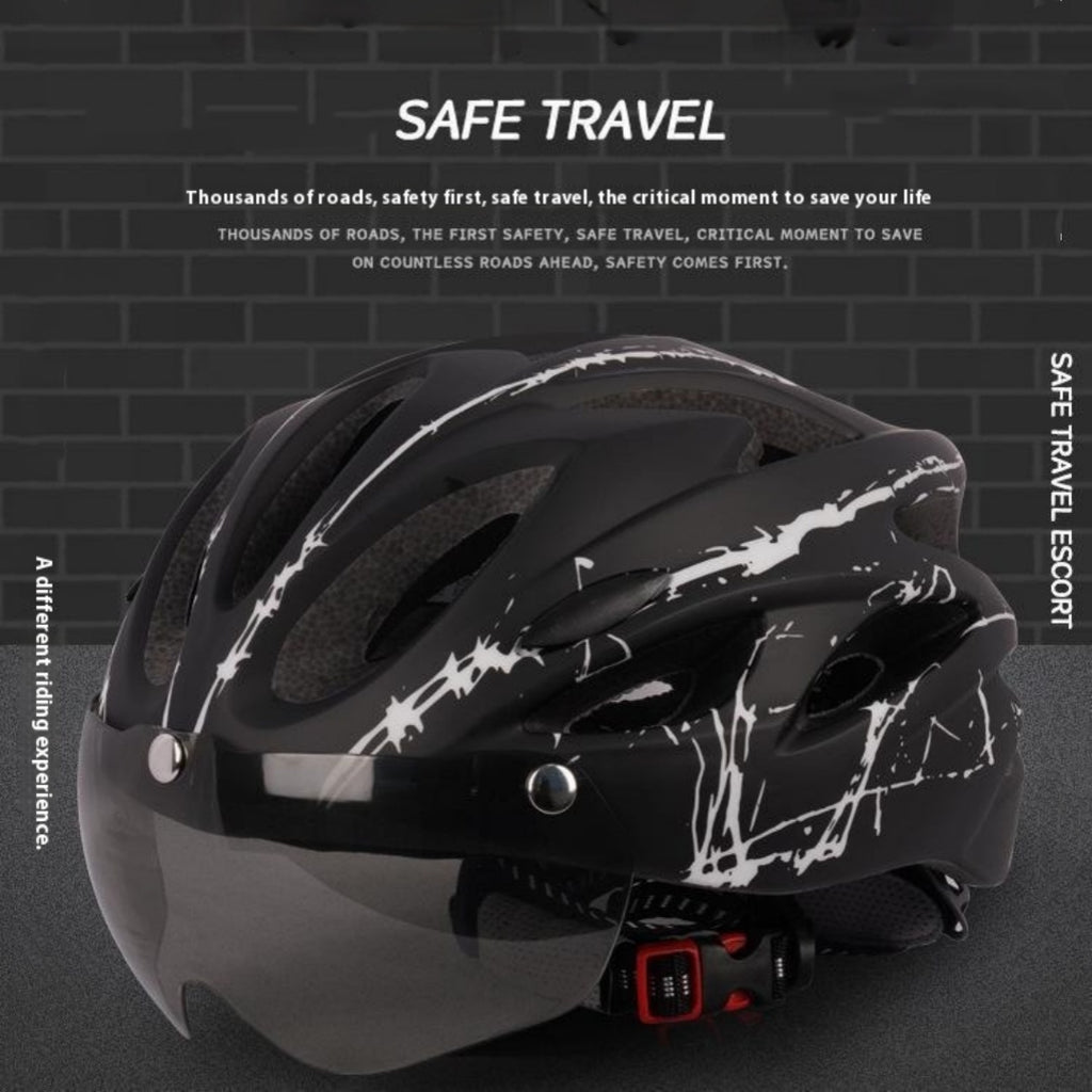 Mountain Highway Véhicule Aspiration magnétique Gants Casque d'équitation Respirant et coupe-vent
