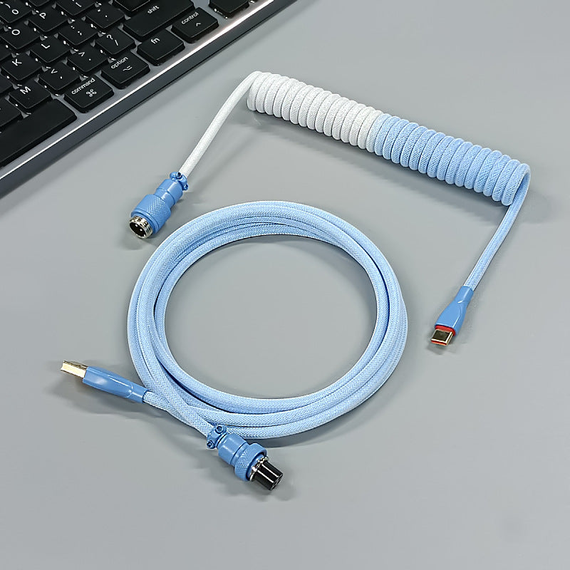 Hang Encens Insertion de données de clavier mécanique câble Stretch Metal Interface Spring Typec