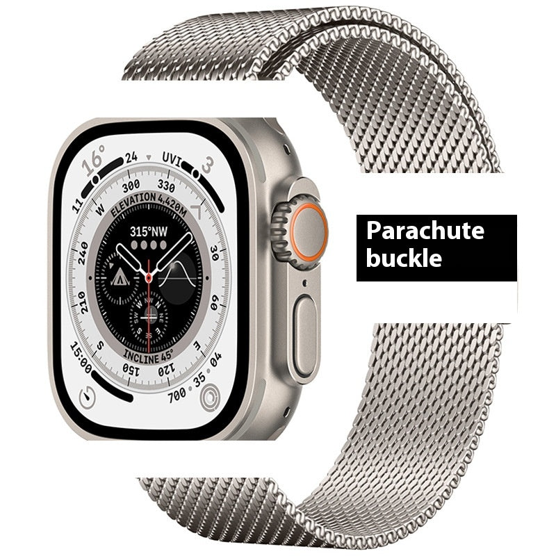 Bracelet de ceinture en acier parachute