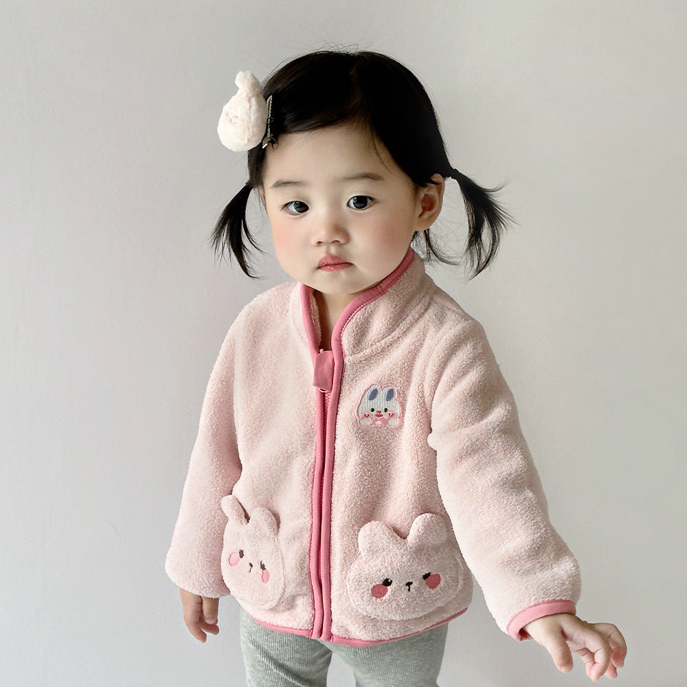 L'automne et l'hiver Le bébé polaire mignon lapin manteau