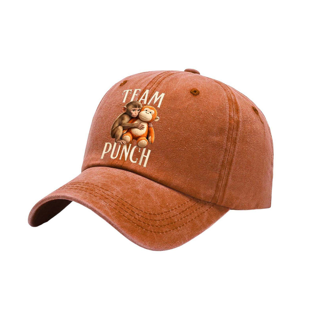 Bouchon de baseball vintage lavé de couleur solide