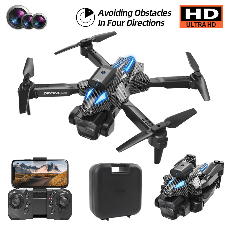 C10 Black - Caméra triple - Dual Electric Drone-BLACK