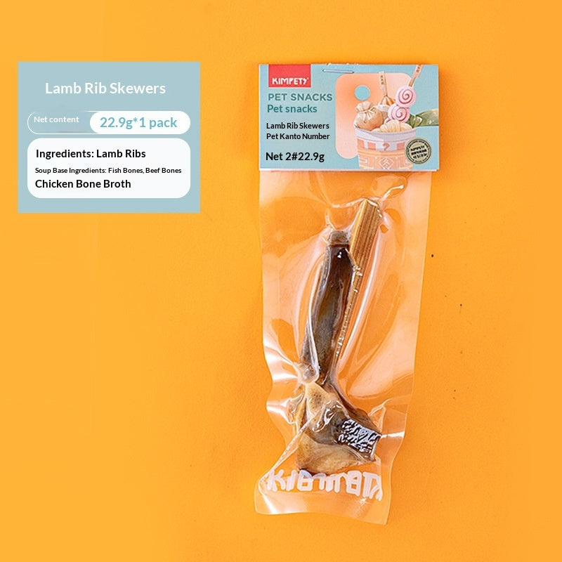 Animaux de compagnie traite les brochettes séchées de viande Oden Sticks