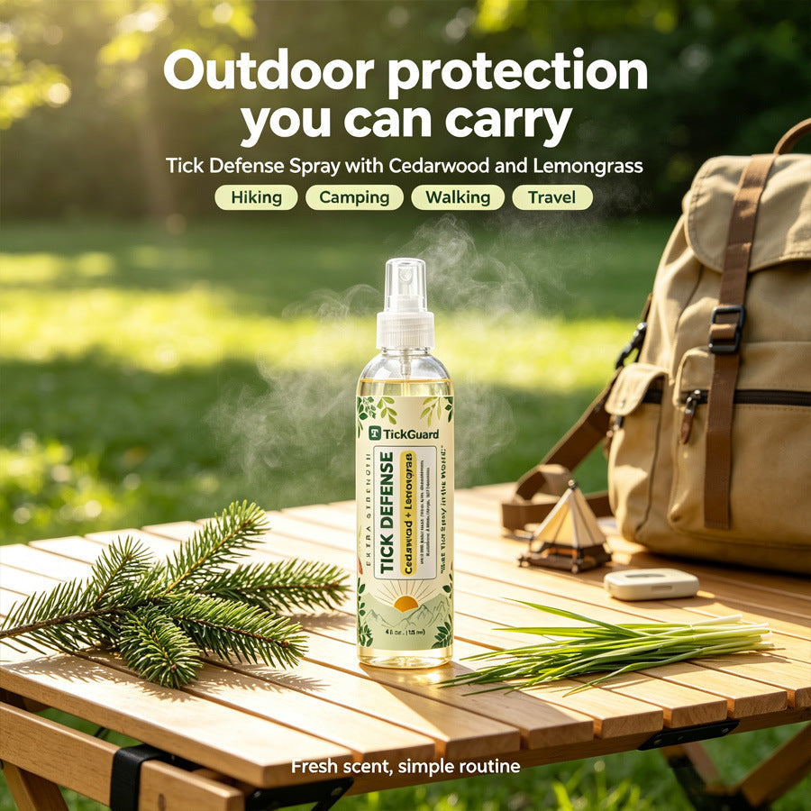 Spray anti-moustique Protection anti-tiques Ingrédients naturels