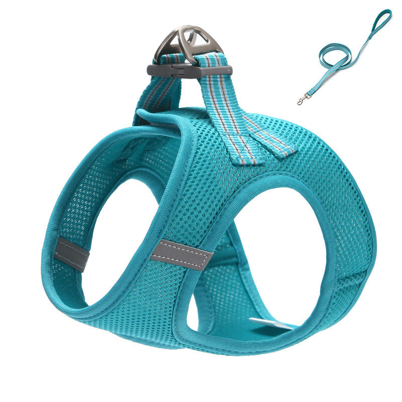 Pull de chat Rope Vest-style Slip chiens et chats Rope Pet sortie Mesh Cat laisse