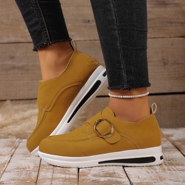 Chaussures Femmes Casual Slip-on Solid-colored