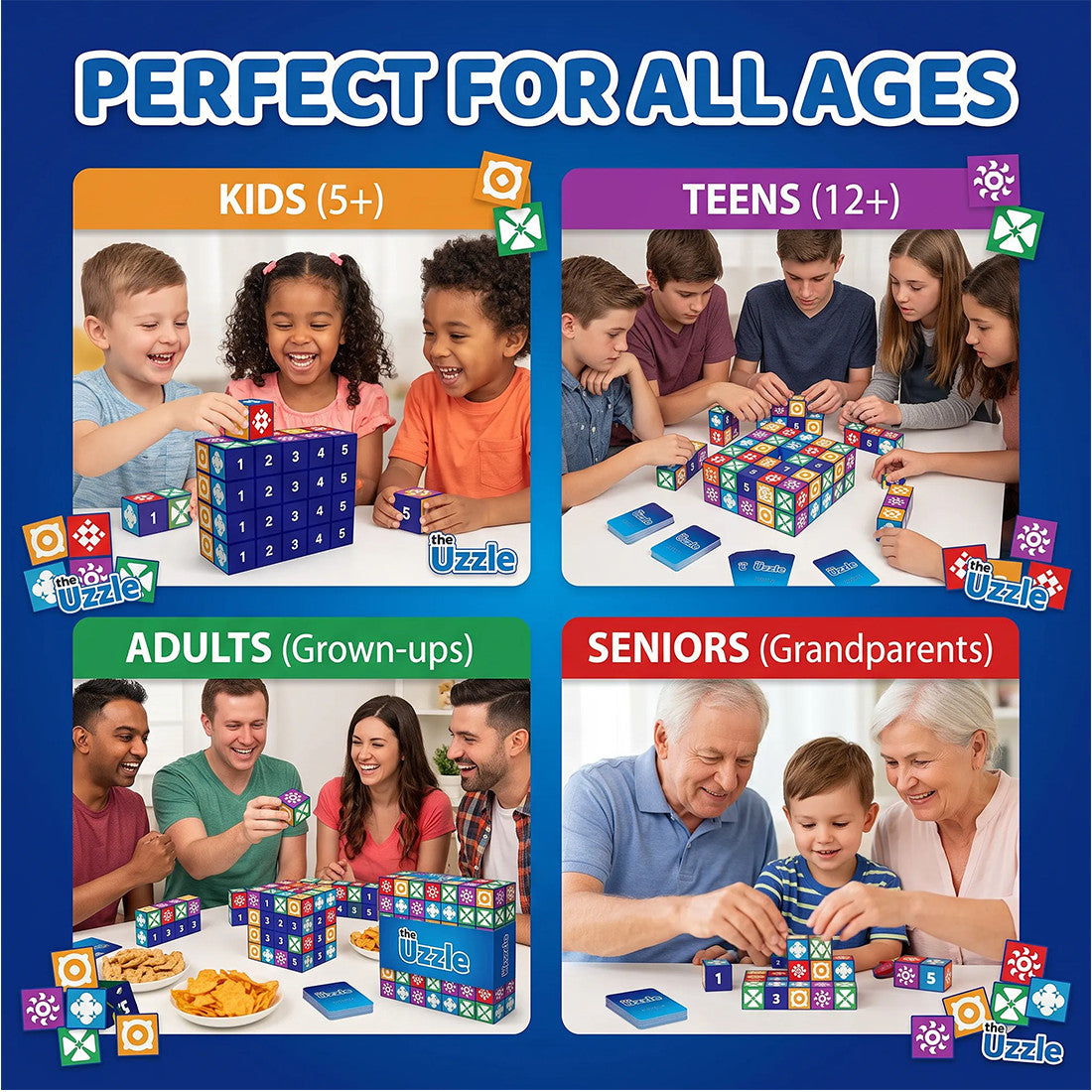 Jeux de société Famille Block Puzzle Jeux de société Fu N Jeux de société