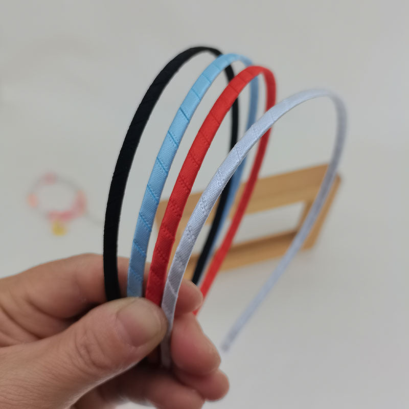 DIY Accessoires capillaires fabriqués à la main Colorful Narrow Goods Head Buckle Metal Thin Headband