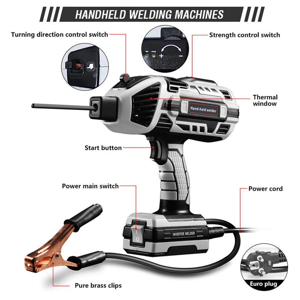 4600W 220V soudeur électrique main tenue kit de soudage numérique un outil de soudage Rc