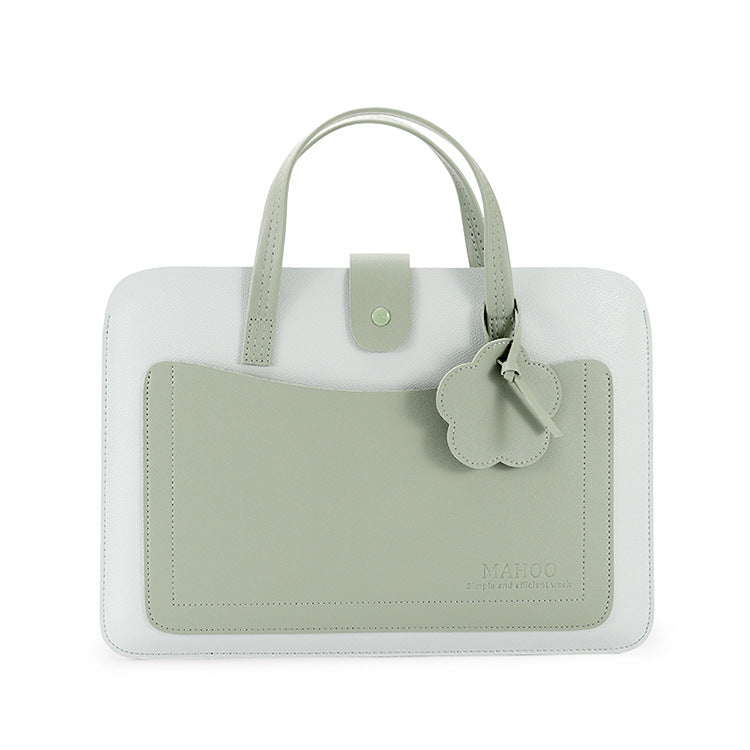 Portable 13 pouces sac d'ordinateur fleur mince
