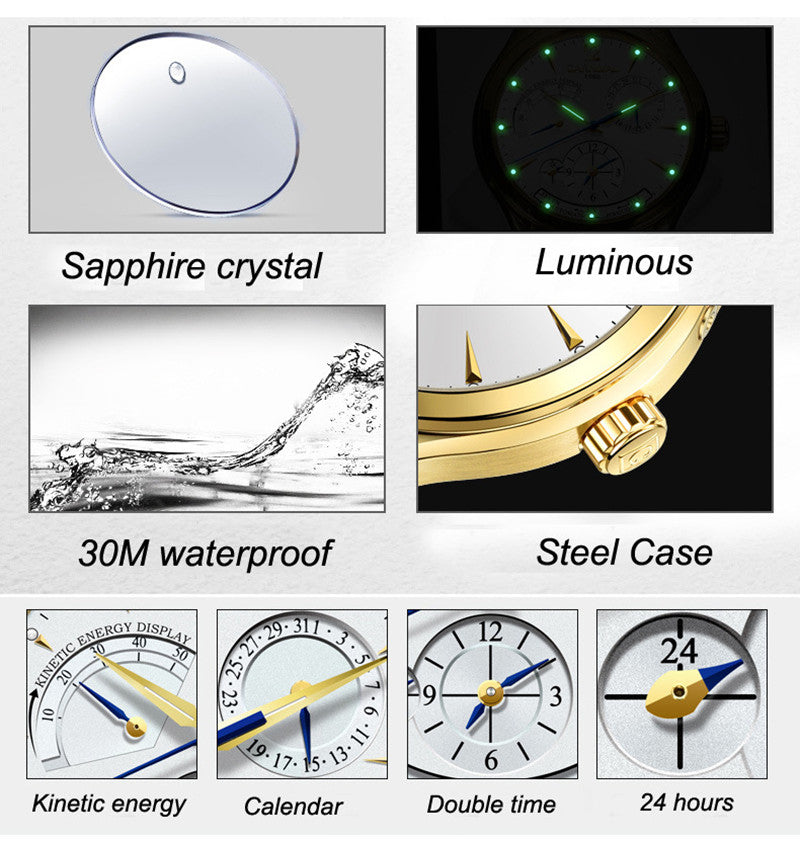 Montres Carnival Plein Automatique Montres Mécaniques Mode Tendances