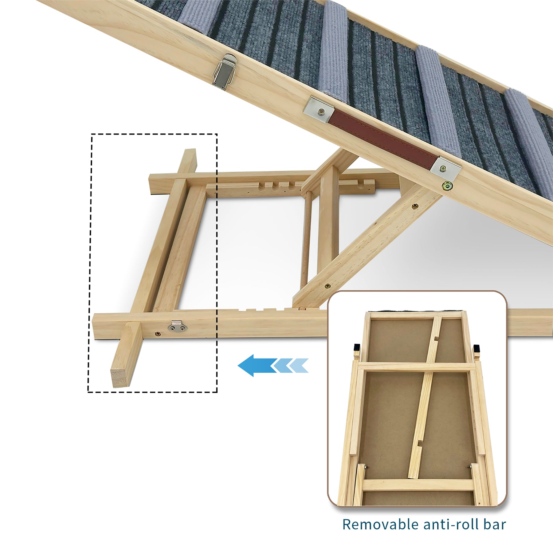 Rampe de chien améliorée pour Couch
