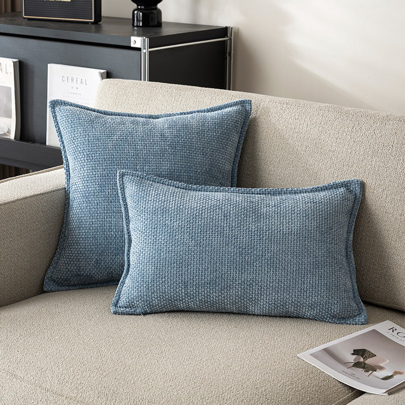 Coussin à rayures d'oreiller à jet de savon plaqué