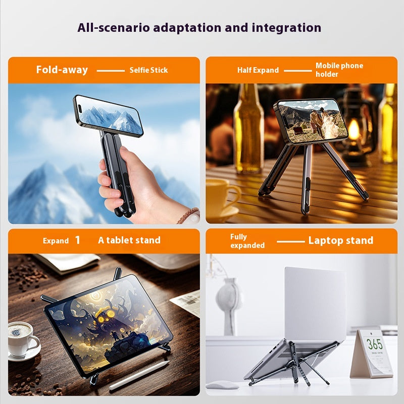 Portable Foldable Magnetic Phone Holder Multi-form Adjustable Desktop Tablet Holder