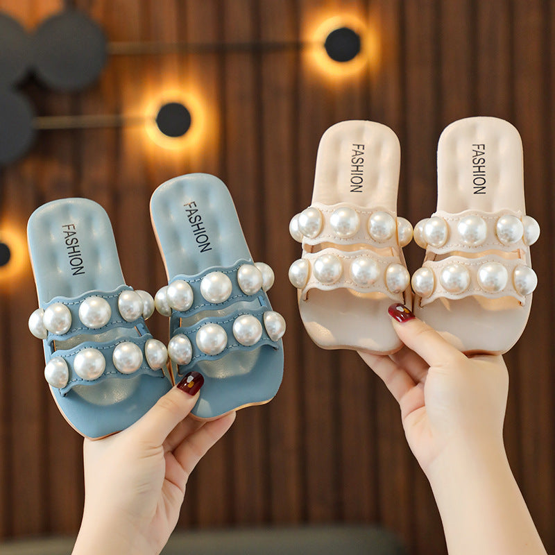 Mode Personnalisé Sandales de perles de filles