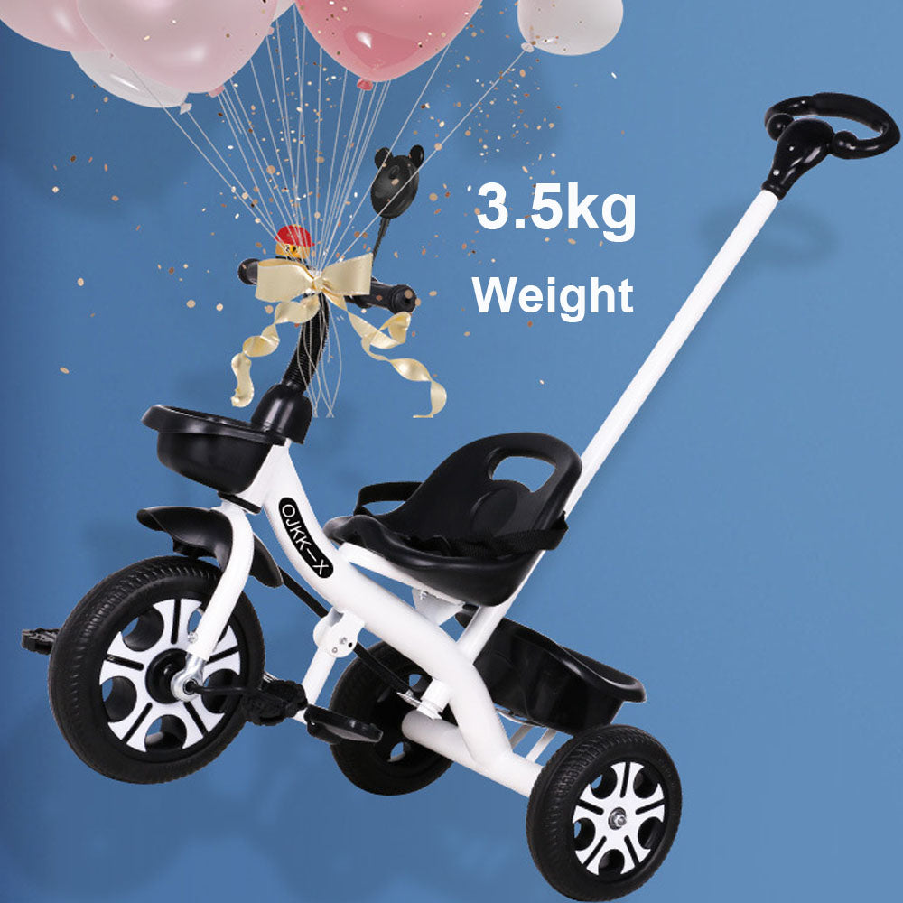 Tricycle des enfants pour 2-5 ans Trike des jeunes enfants avec panier et poignée de poussoir