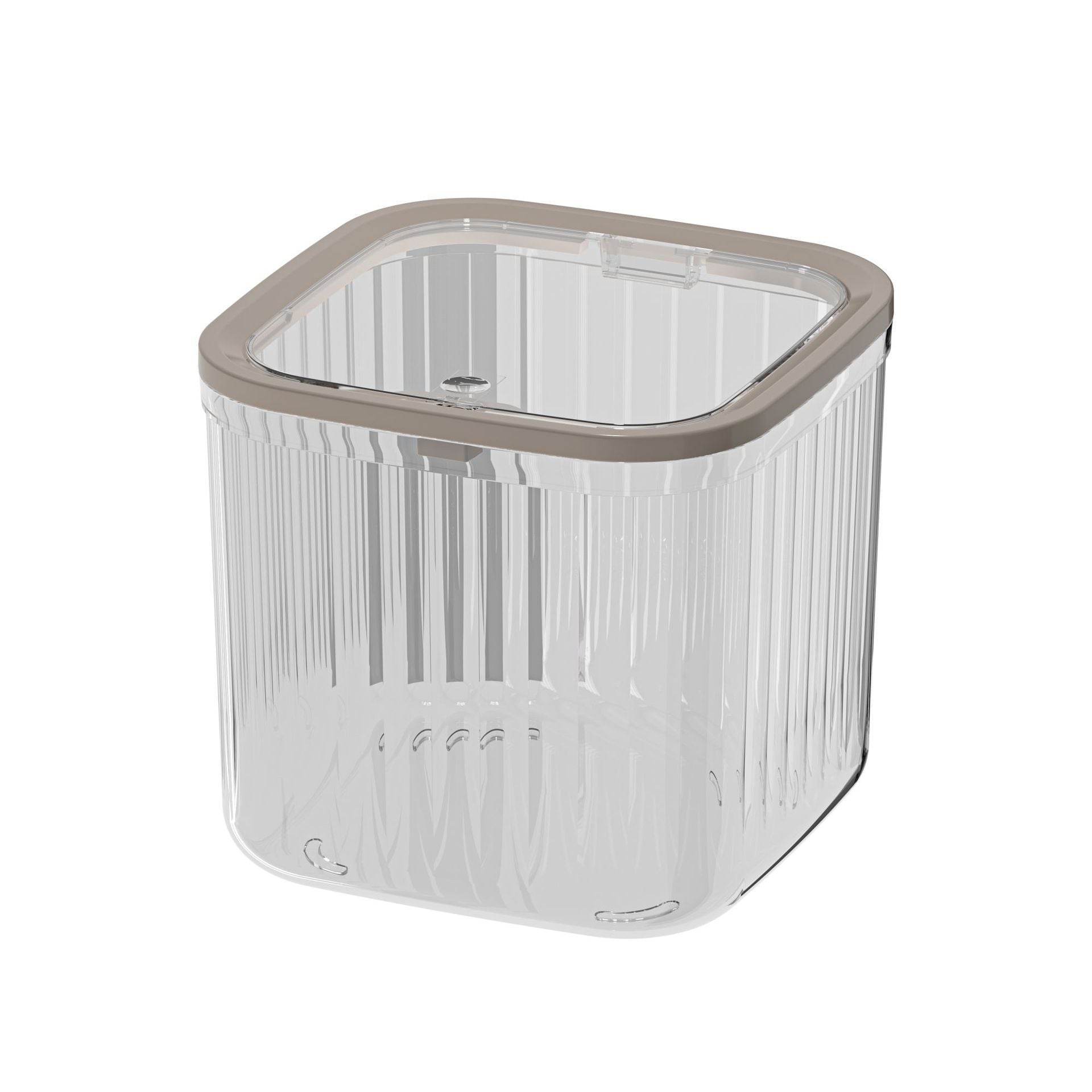 Corbeille de bureau transparente peut Light-Luxury Car Panier de papier