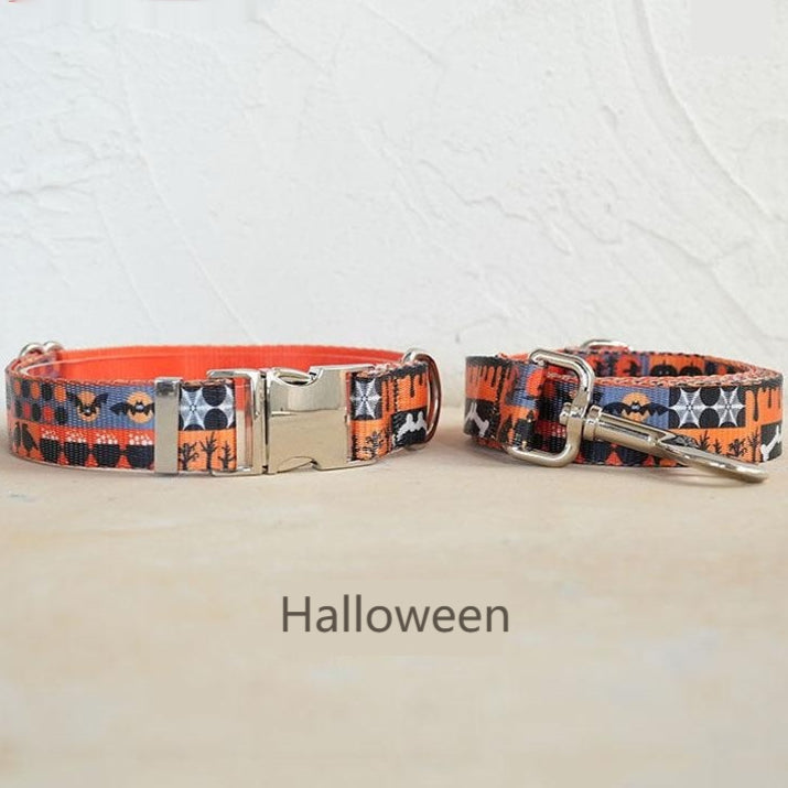 Collier et jeu de laisses pour chien doux et confortable