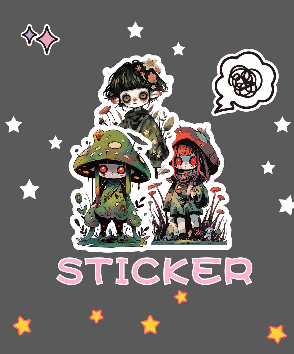Stickers Petit Zombie Cas Horreur Sparecrow Téléphone Thriller Imperméable décoratif